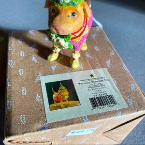 Patience Brewster Ornament Yellow Labrador dog